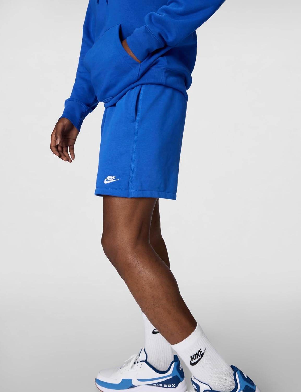 image:imageNike Mens Club French Terry Flow ShortsGame RoyalGame RoyalWhite