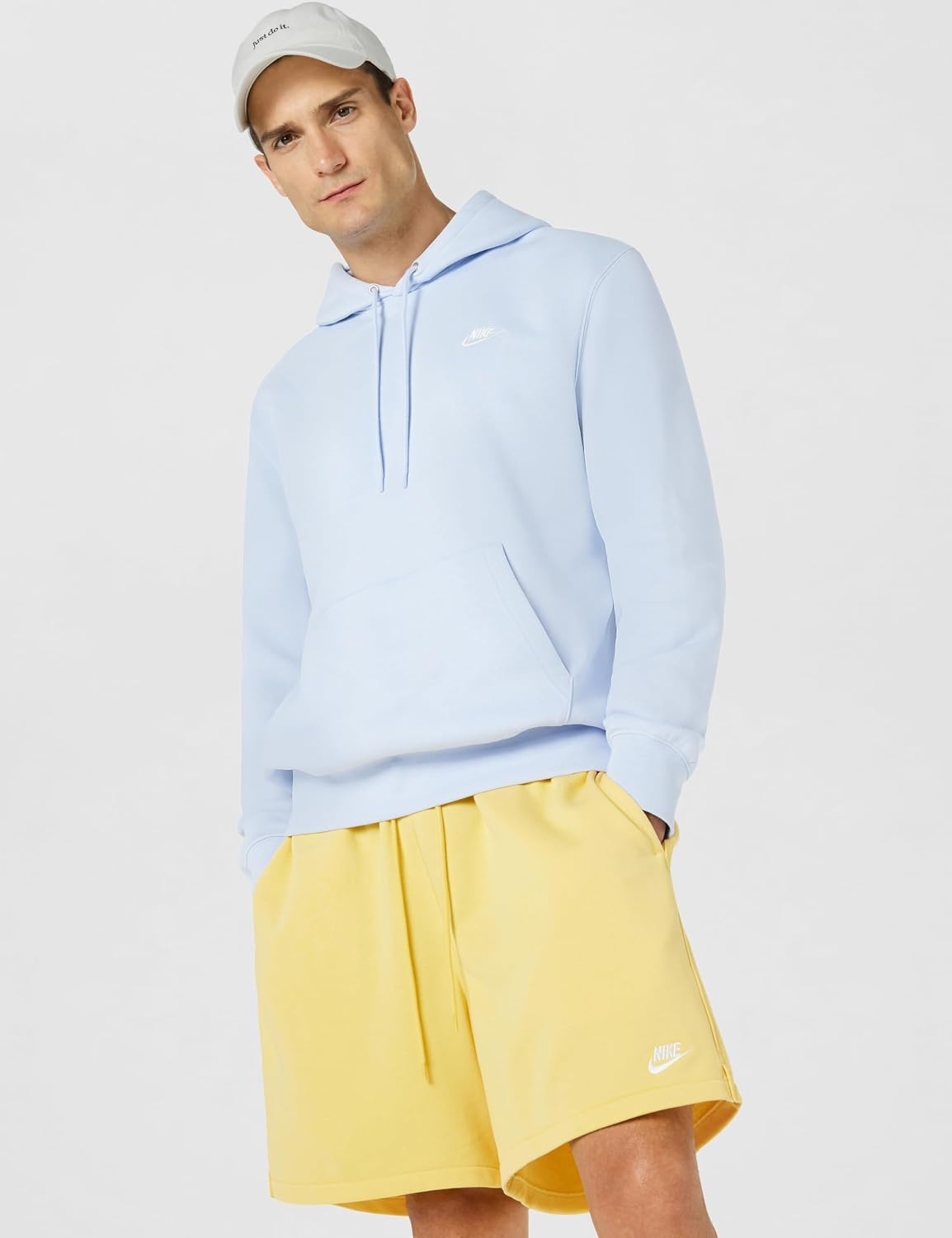 image:imageNike Mens Club French Terry Flow ShortsTopaz GoldTopaz GoldWhite