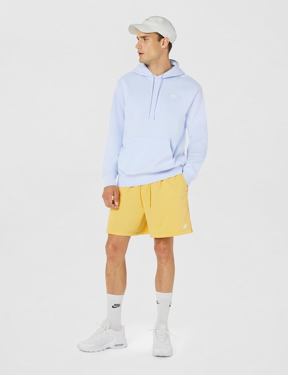 image:imageNike Mens Club French Terry Flow ShortsTopaz GoldTopaz GoldWhite
