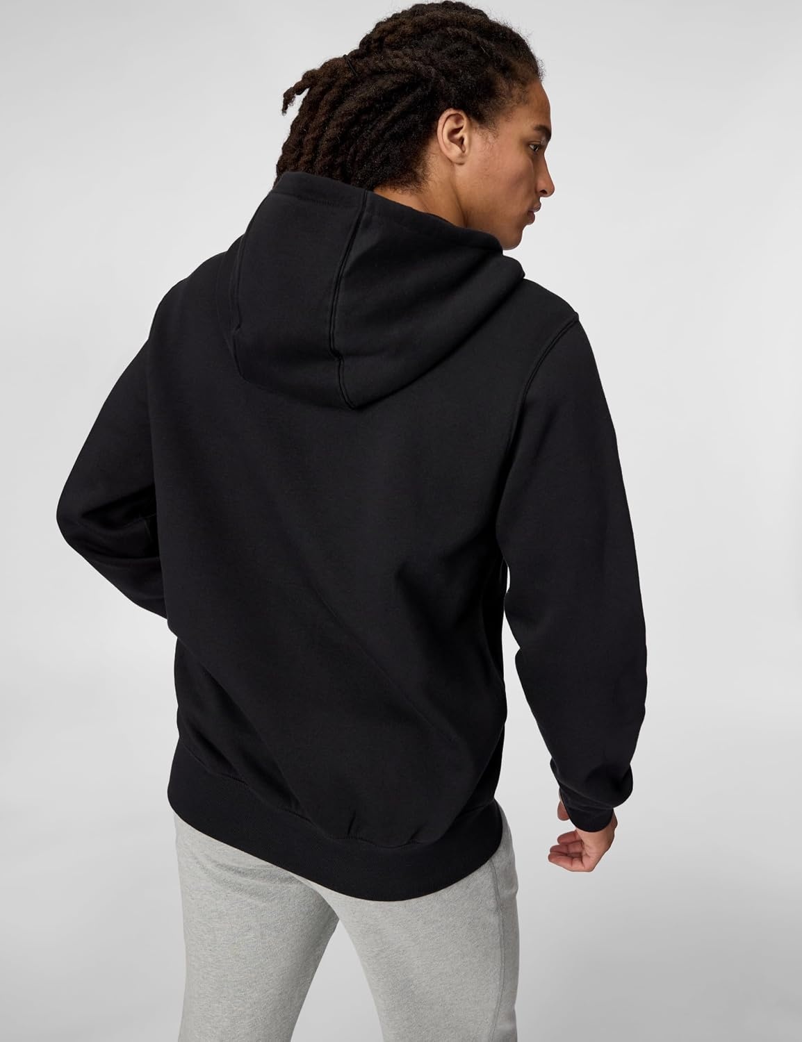 image:imageNike Mens Club Fullzip Fleece HoodieBlackBlackWhite