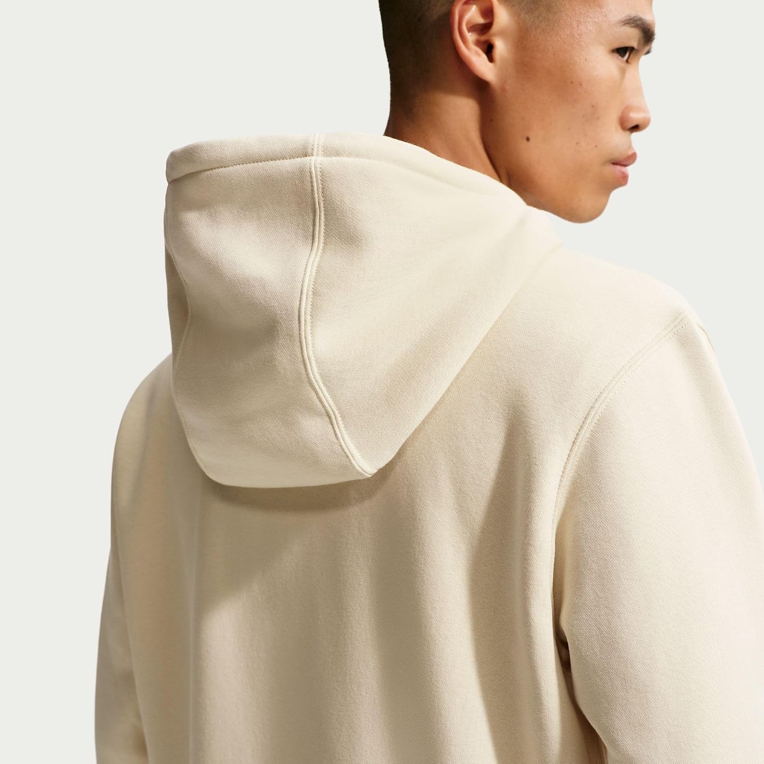 image:imageNike Mens Club Fullzip Fleece HoodieLight KhakiLight KhakiWhite