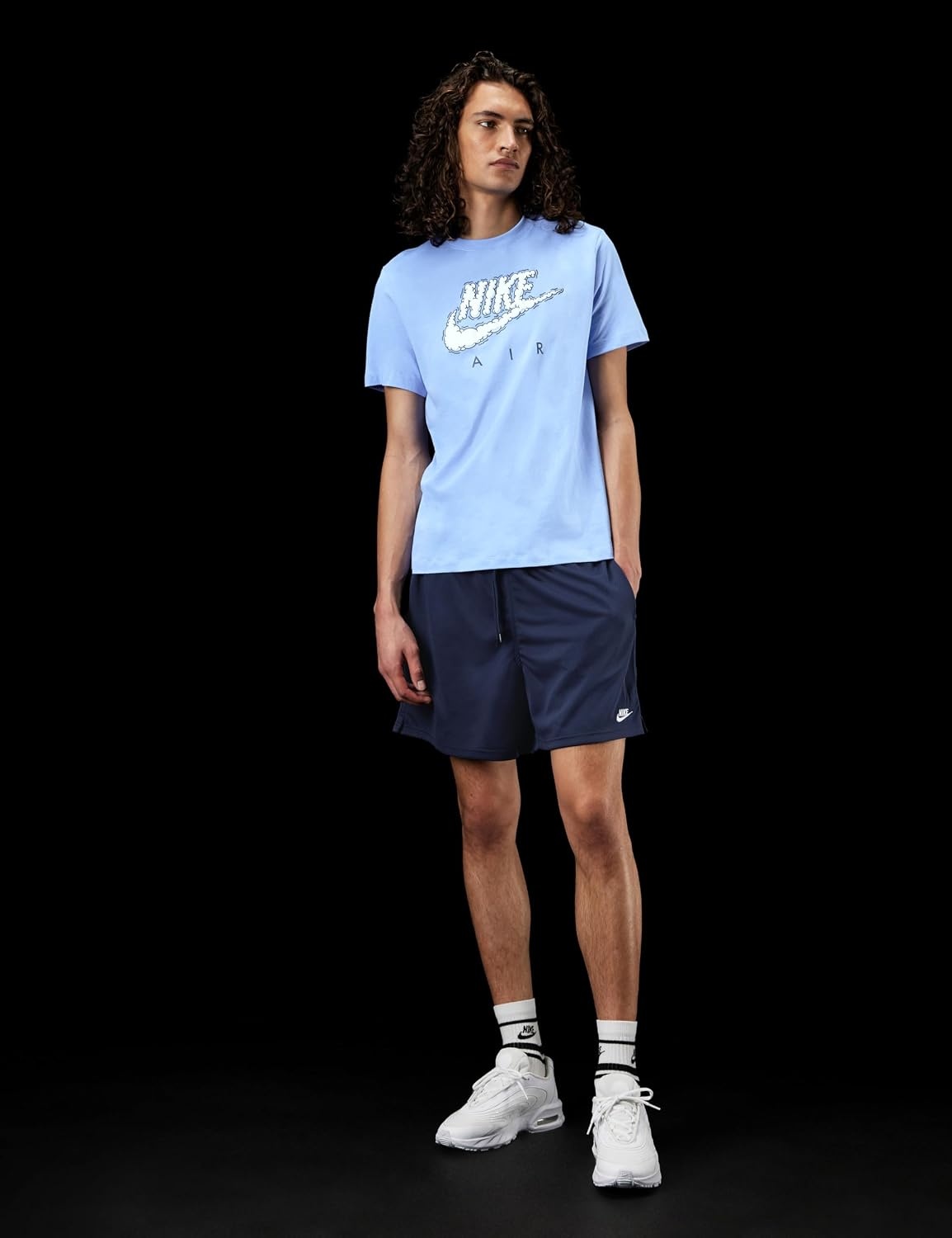 image:imageNike Mens Club Mesh Flow ShortsObsidianWhite