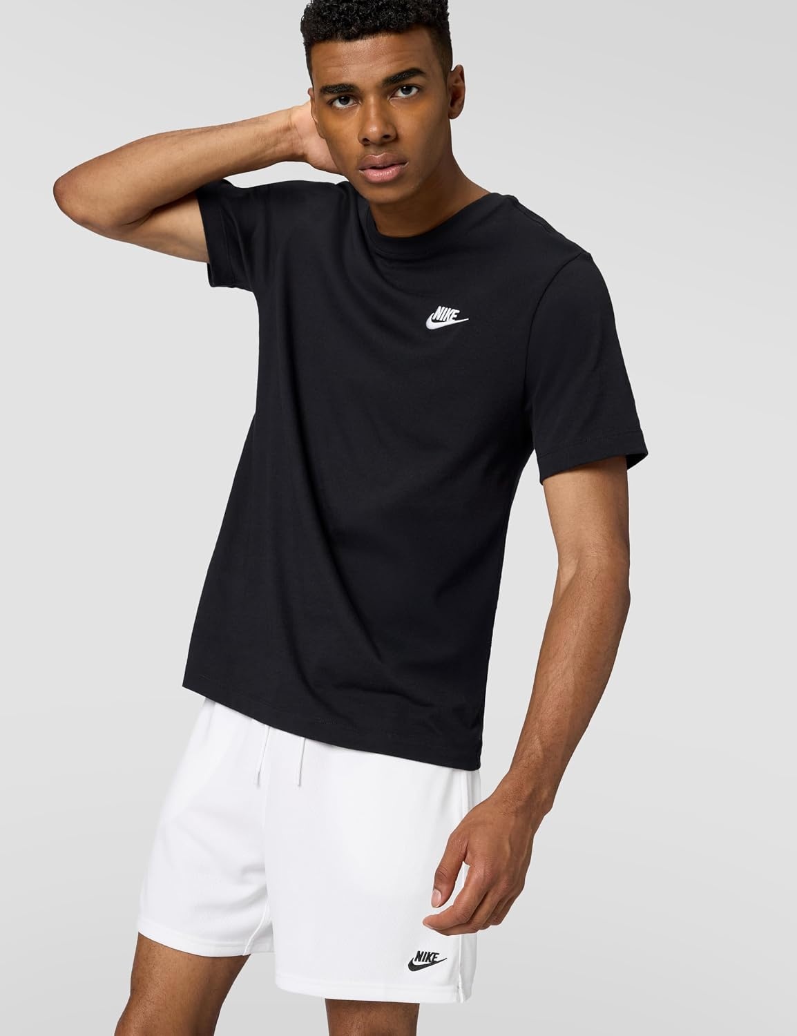image:imageNike Mens Club Mesh Flow ShortsWhiteBlack