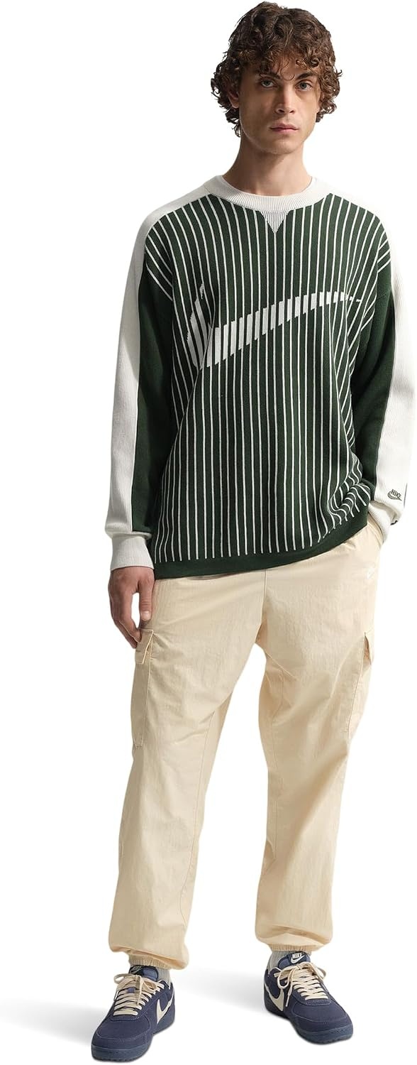 image:imageNike Mens Club Woven Cargo PantsLight KhakiWhite