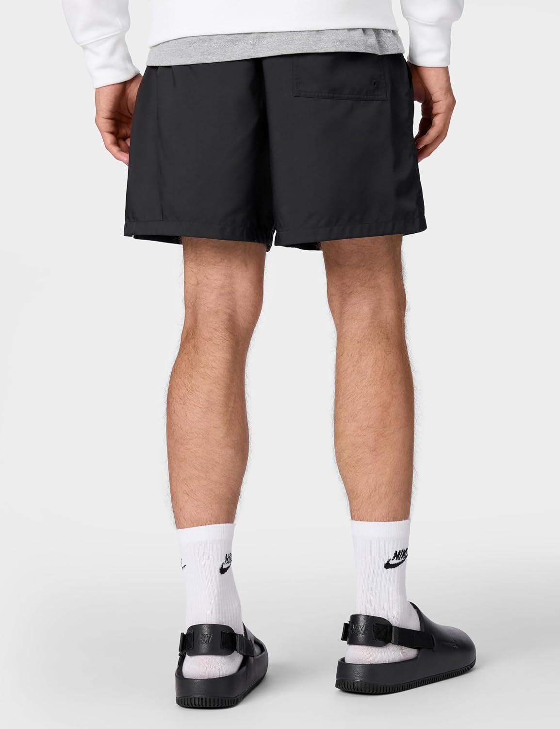 image:imageNike Mens Club Woven Flow ShortsBlackWhite
