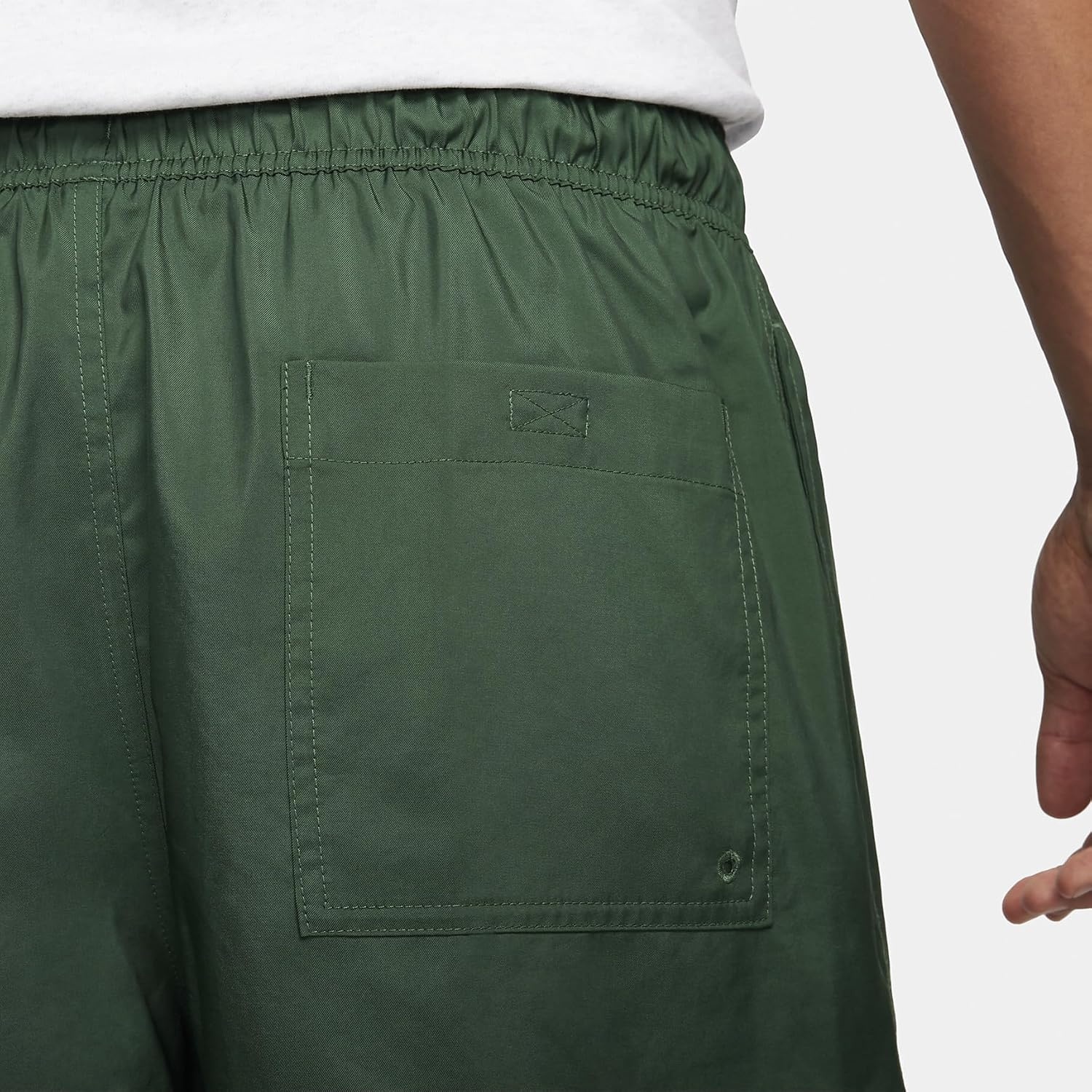 image:imageNike Mens Club Woven Flow ShortsFirWhite