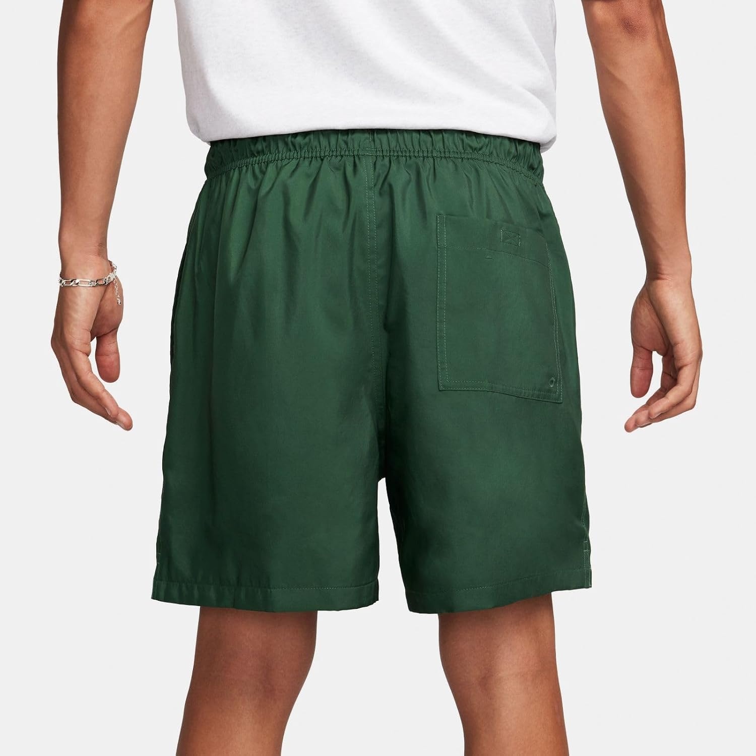 image:imageNike Mens Club Woven Flow ShortsFirWhite