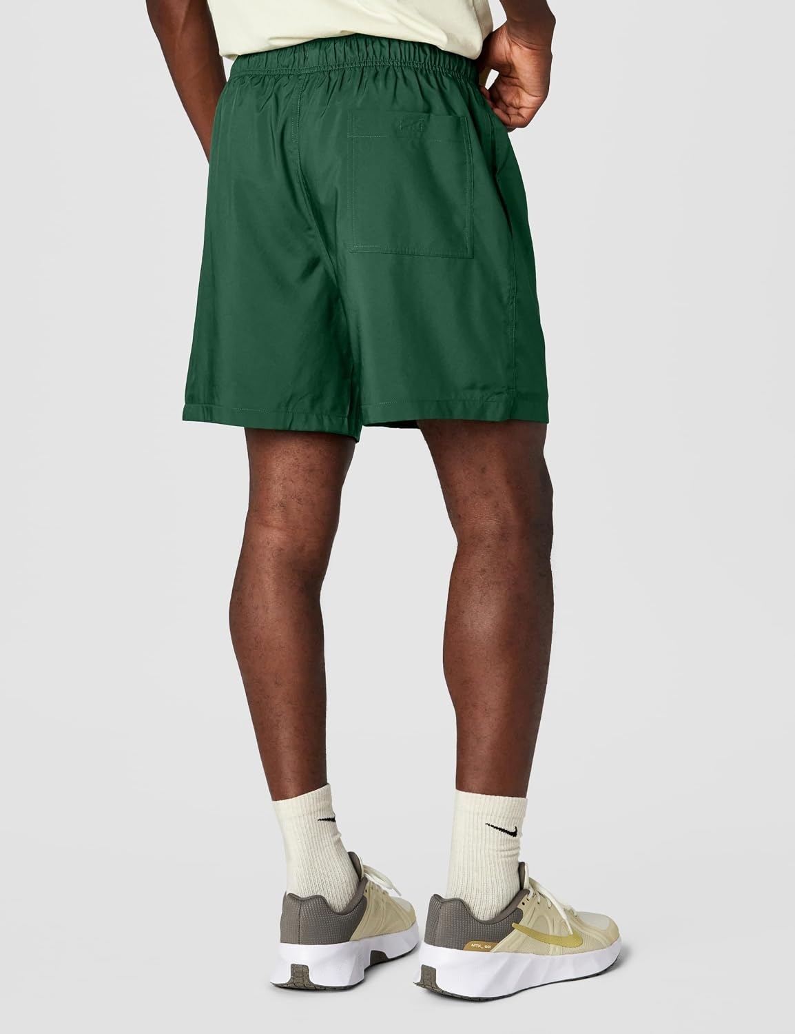 image:imageNike Mens Club Woven Flow ShortsFirWhite