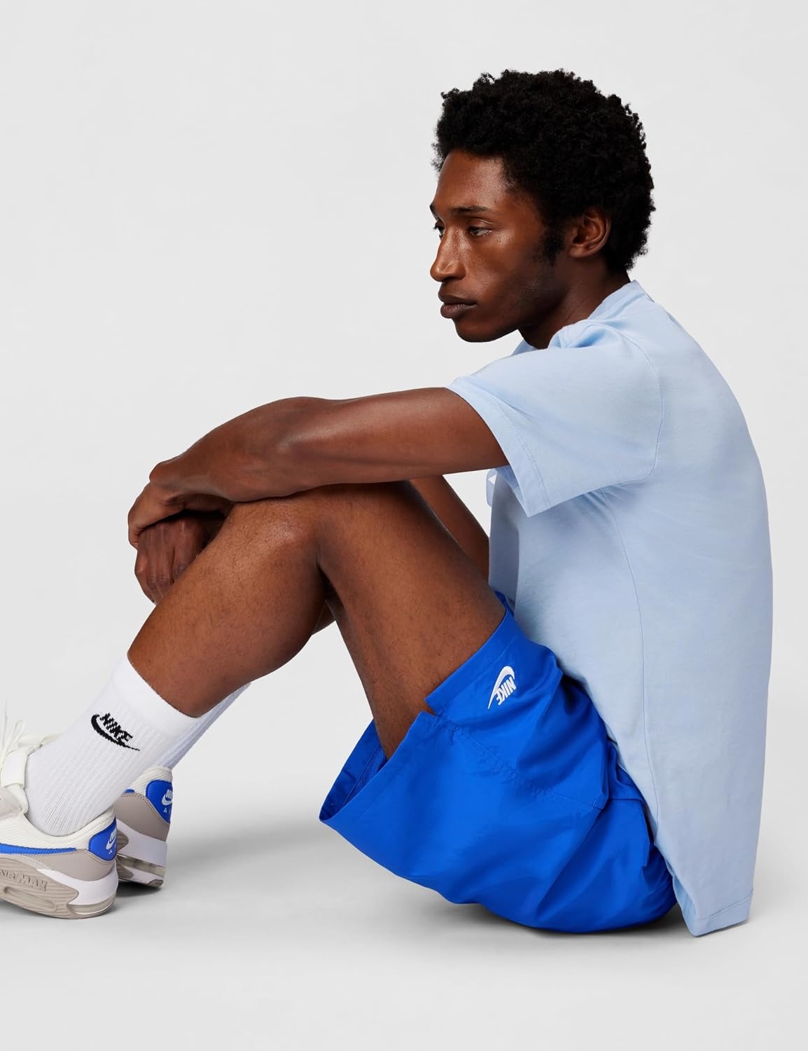 image:imageNike Mens Club Woven Flow ShortsGame RoyalWhite