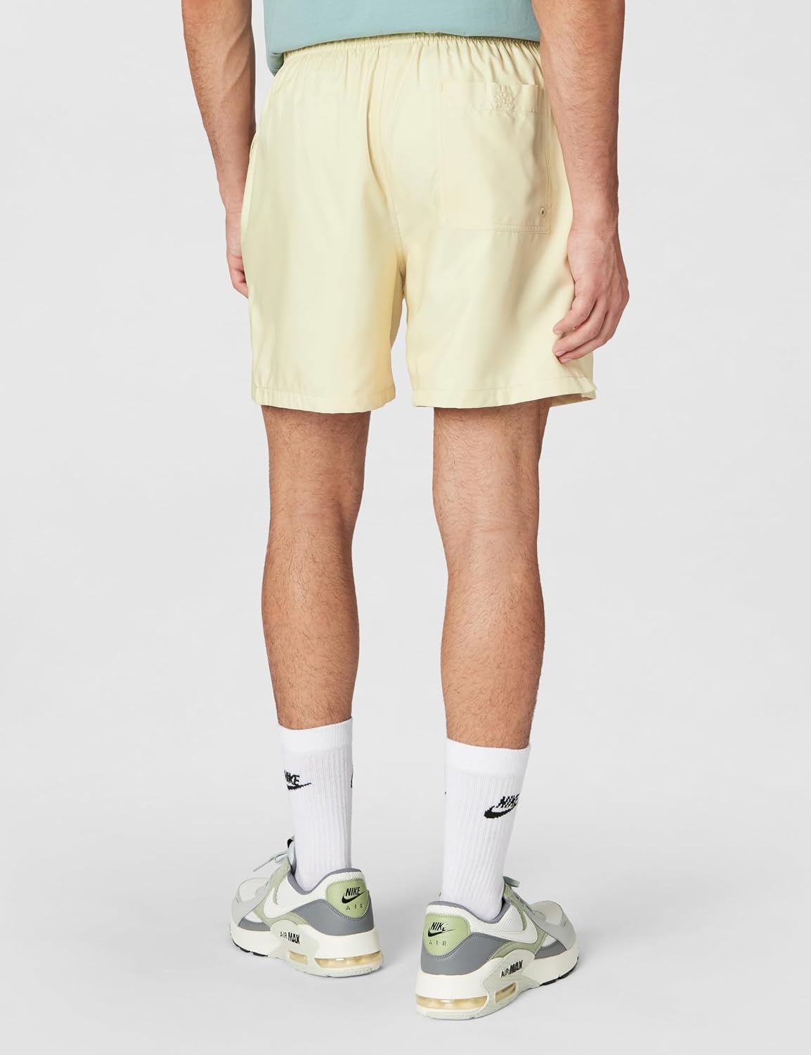image:imageNike Mens Club Woven Flow ShortsLight KhakiWhite
