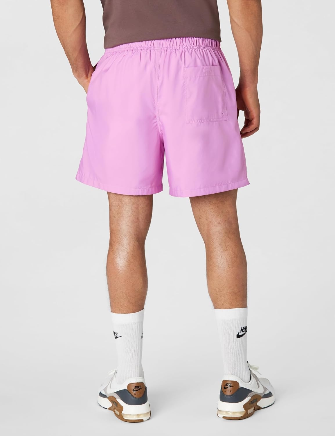 image:imageNike Mens Club Woven Flow ShortsLight MagentaMidnight Navy