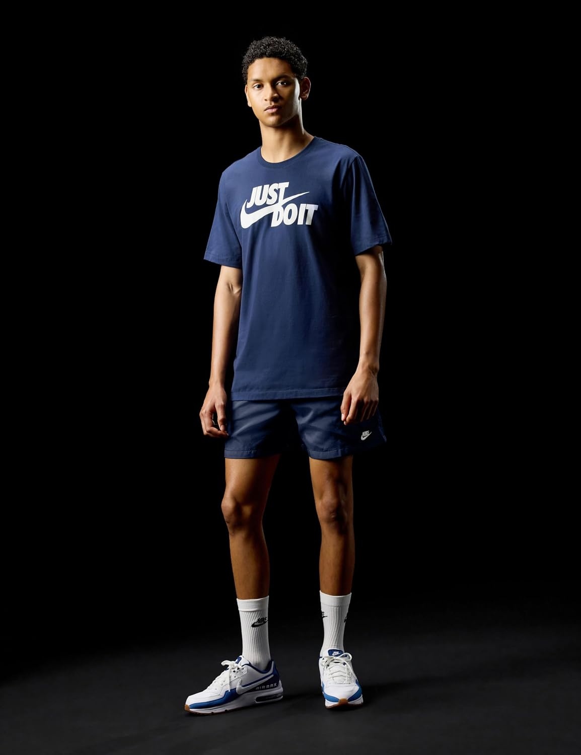 image:imageNike Mens Club Woven Flow ShortsObsidianWhite