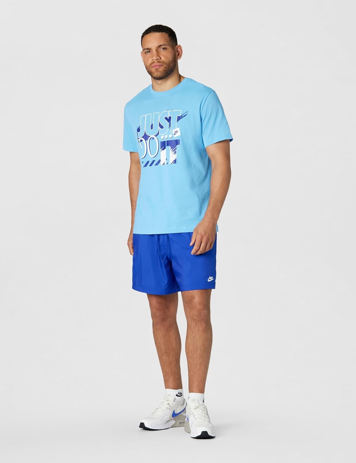 image:imageNike Mens Club Woven Flow ShortsOld RoyalWhite
