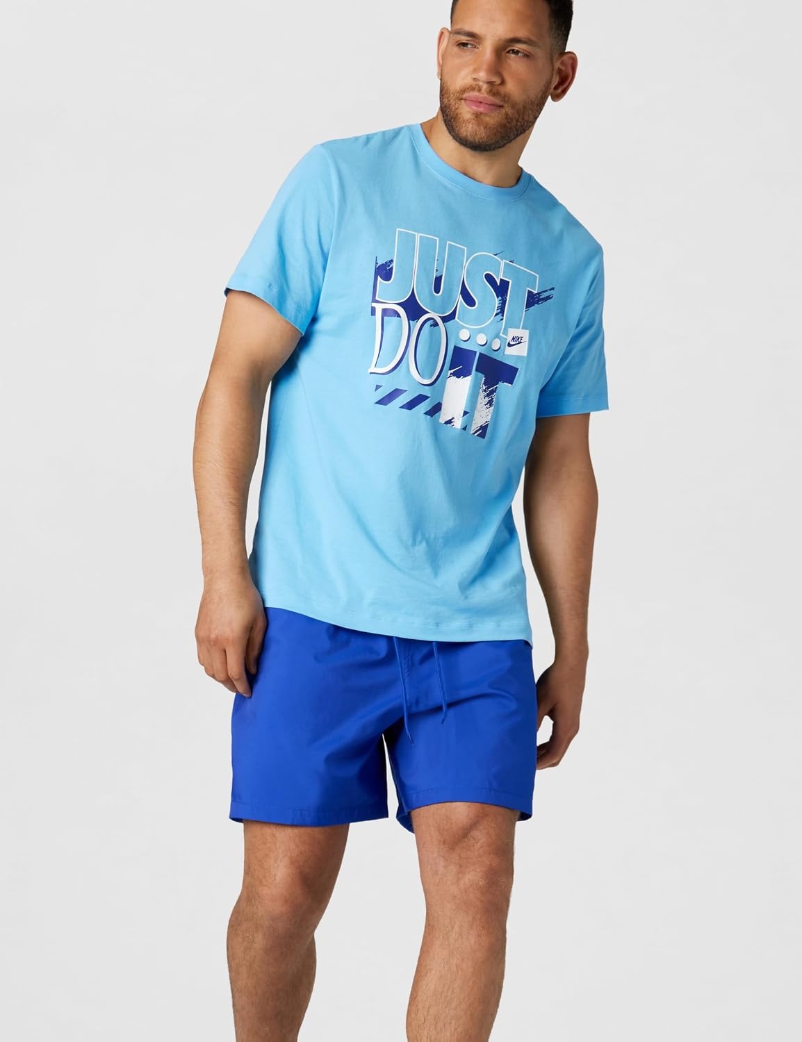 image:imageNike Mens Club Woven Flow ShortsOld RoyalWhite