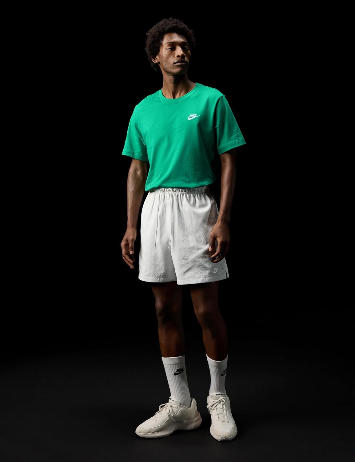 image:imageNike Mens Club Woven Flow ShortsPhoton DustWhite