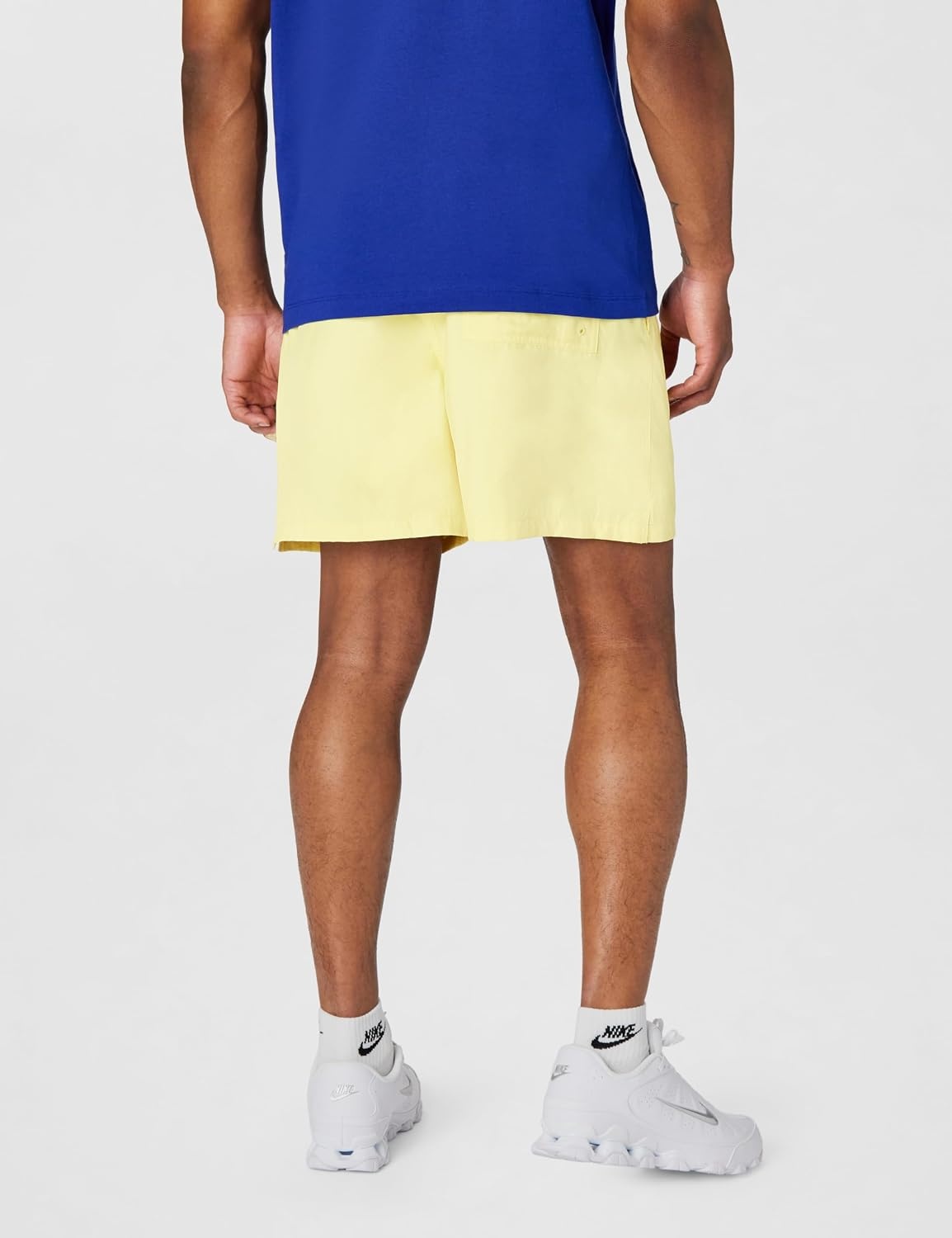 image:imageNike Mens Club Woven Flow ShortsSoft YellowWhite