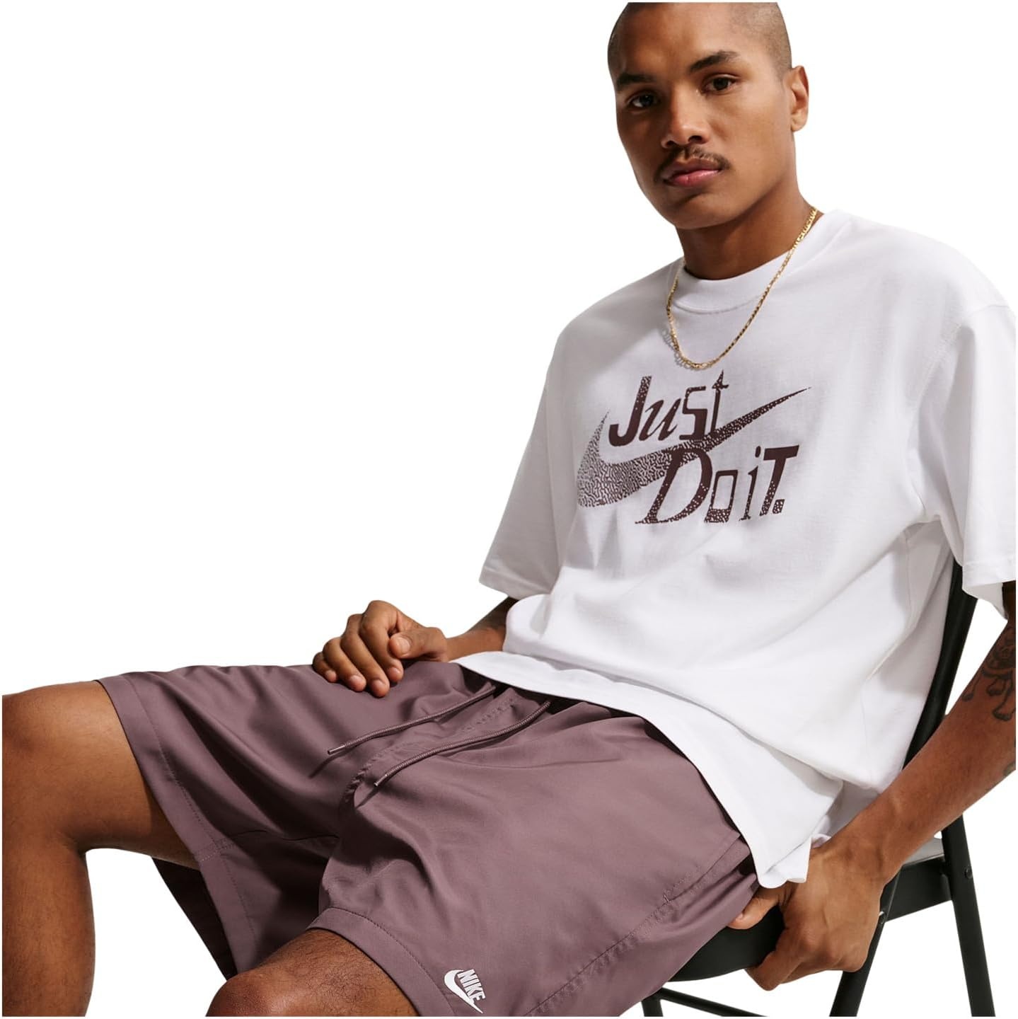 image:imageNike Mens Club Woven Flow ShortsTattooWhite