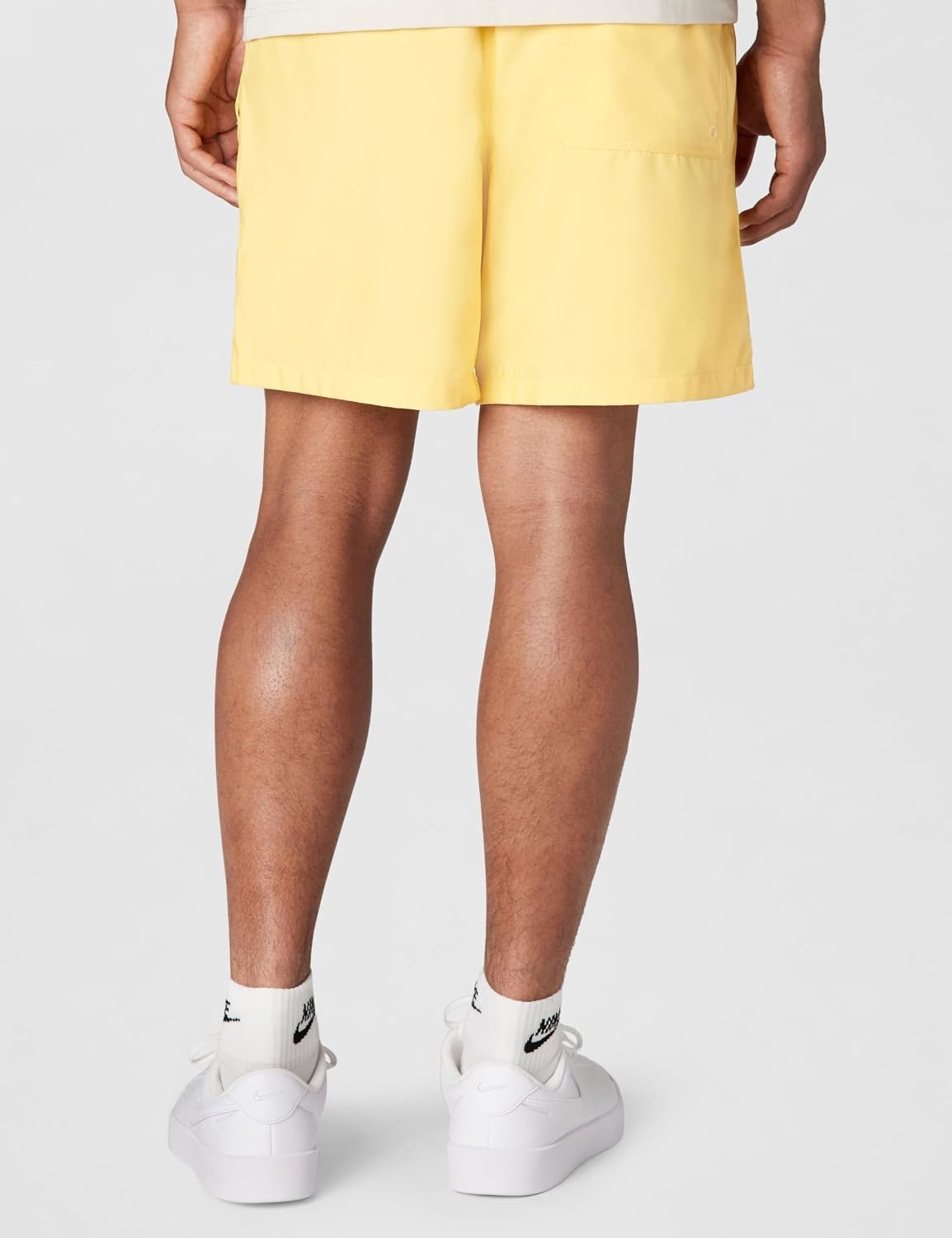 image:imageNike Mens Club Woven Flow ShortsTopaz GoldWhite