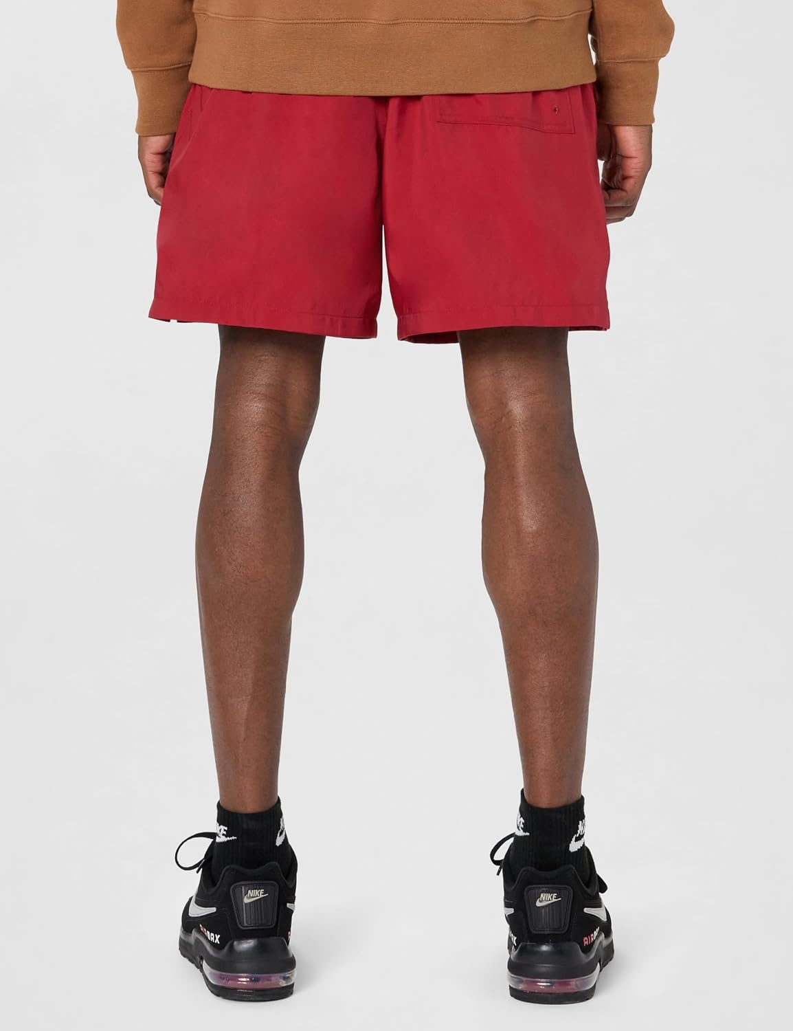 image:imageNike Mens Club Woven Flow ShortsTough RedWhite