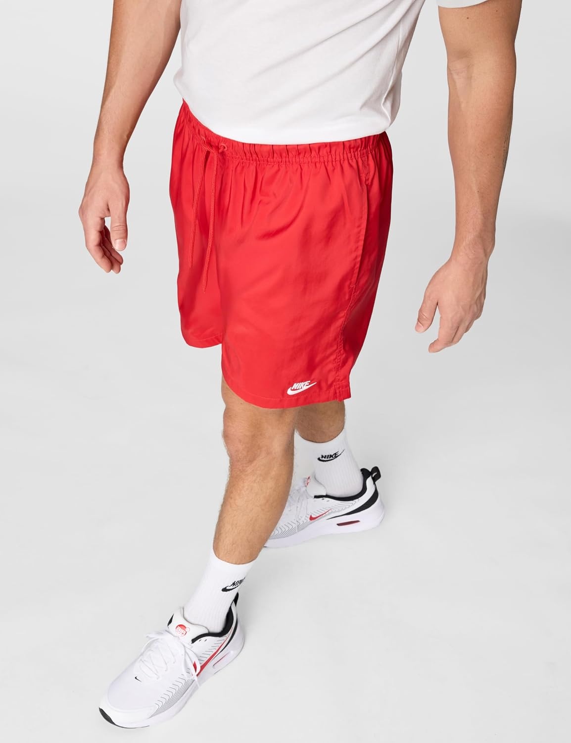 image:imageNike Mens Club Woven Flow ShortsUniversity RedWhite