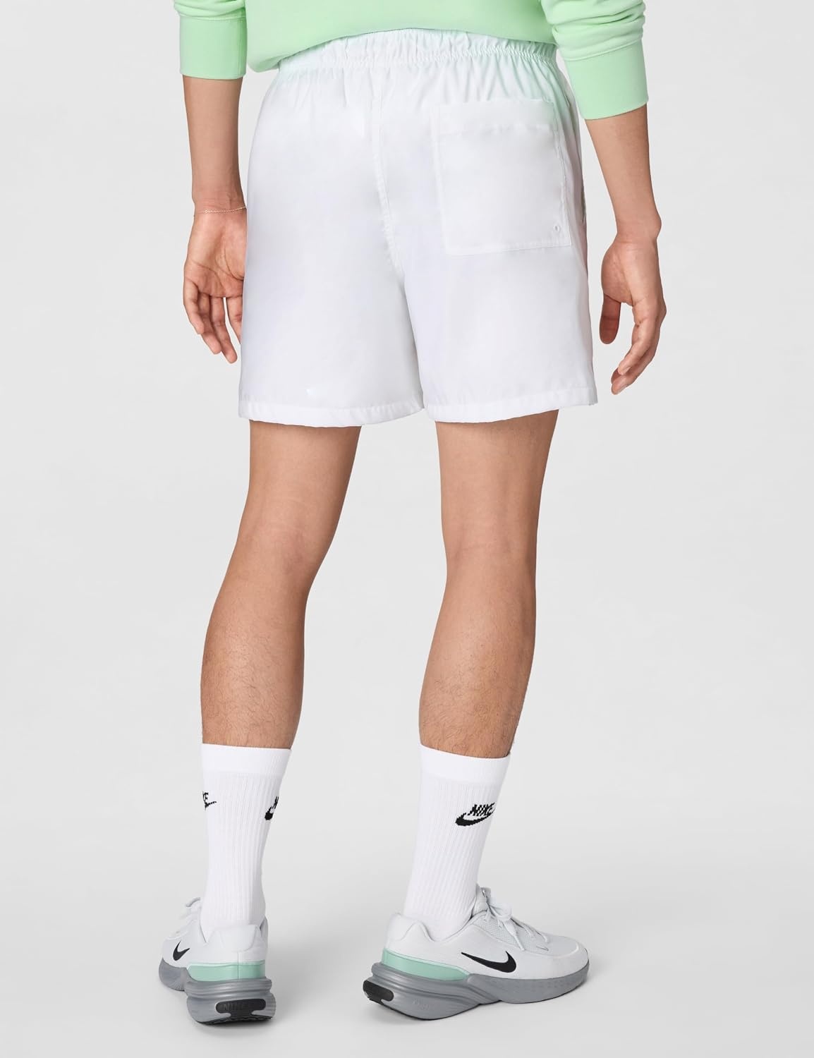 image:imageNike Mens Club Woven Flow ShortsWhiteBlack
