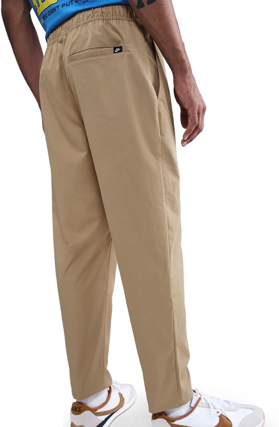 image:imageNike Mens Club Woven Tapered PantsParachute BeigeWhite