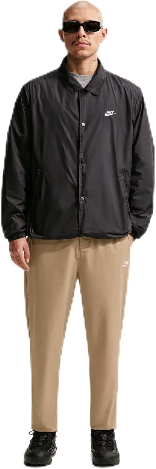 image:imageNike Mens Club Woven Tapered PantsParachute BeigeWhite