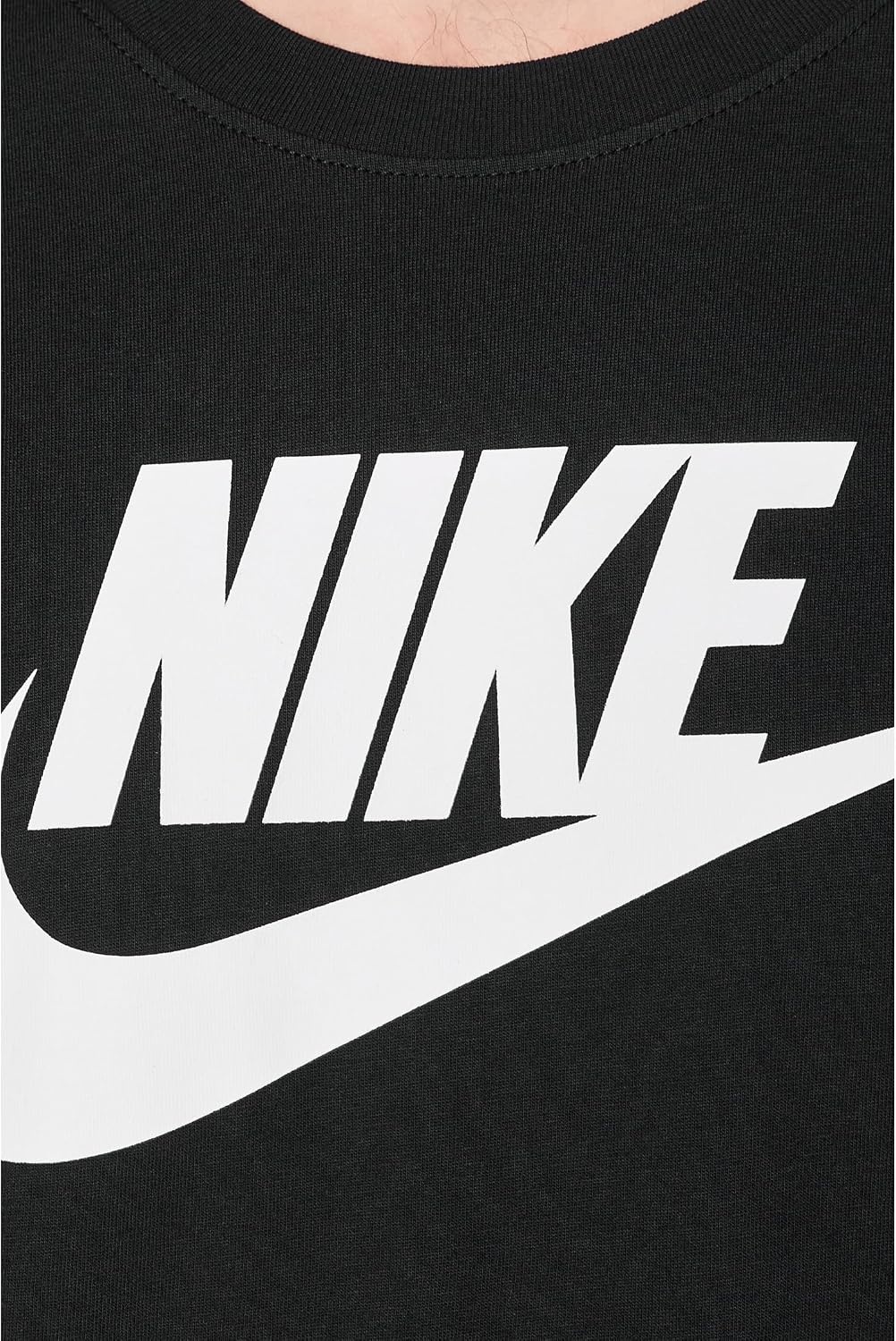 image:imageNike Mens Logo Sportswear TShirtBlackWhite