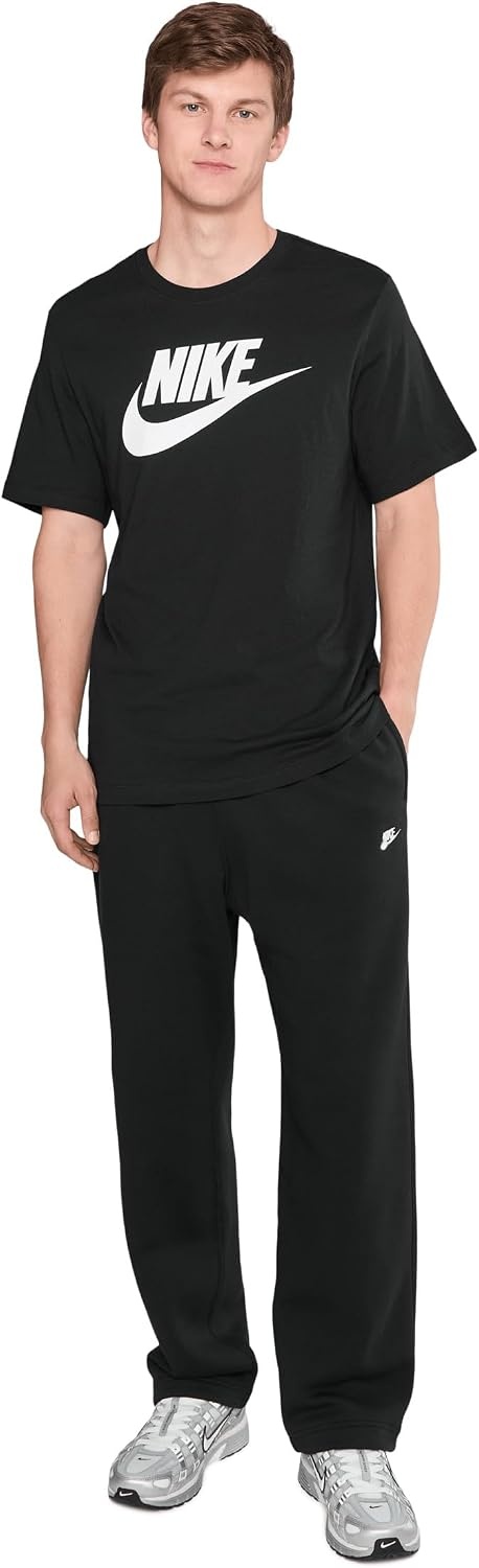 image:imageNike Mens Logo Sportswear TShirtBlackWhite