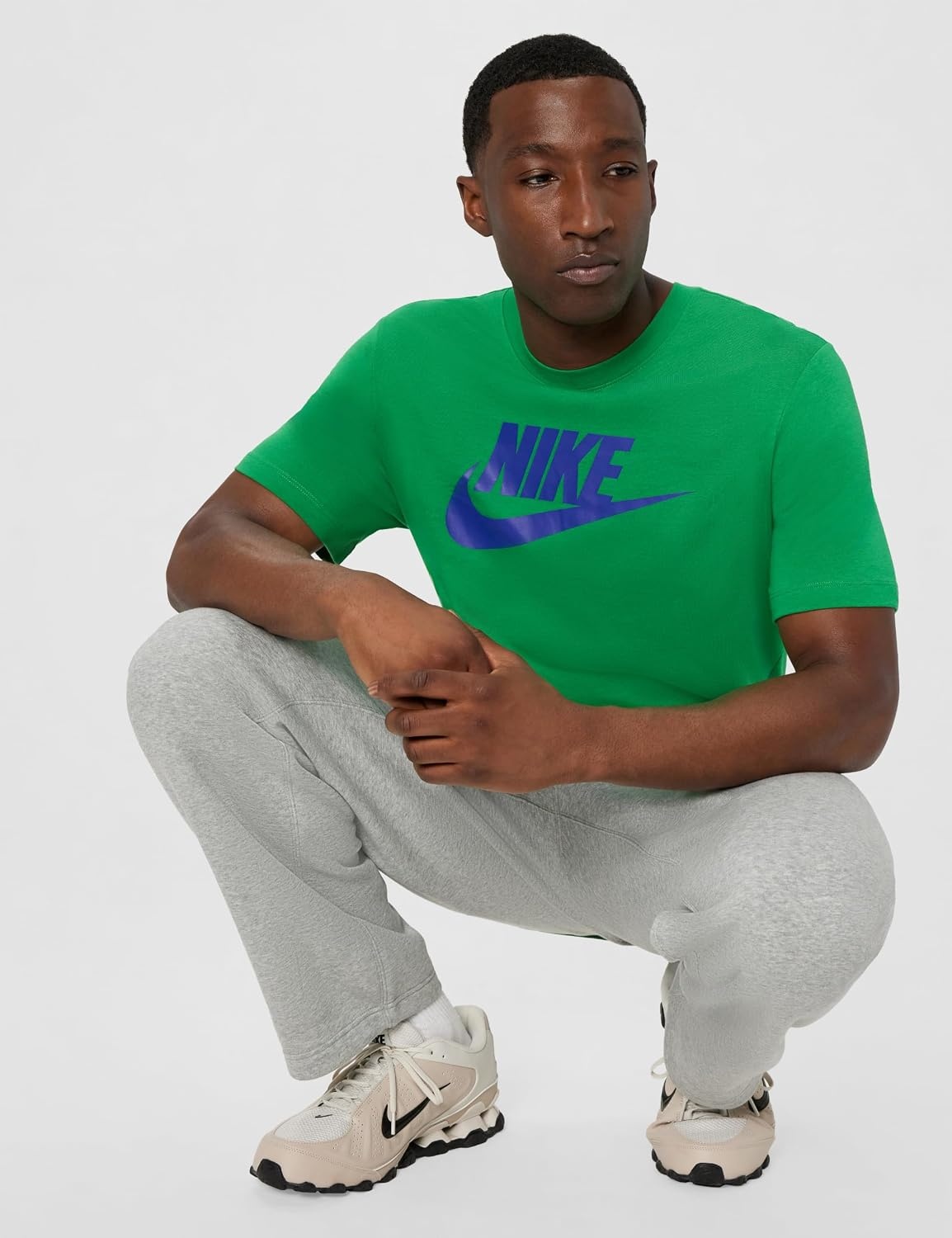 image:imageNike Mens Logo Sportswear TShirtClassic Green