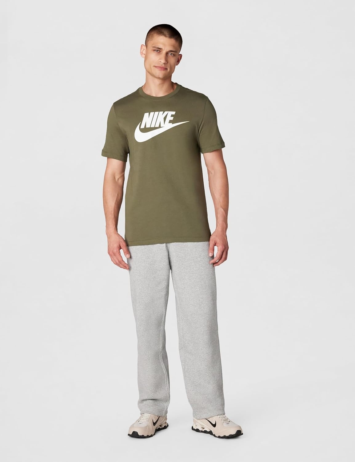image:imageNike Mens Logo Sportswear TShirtMedium Olive