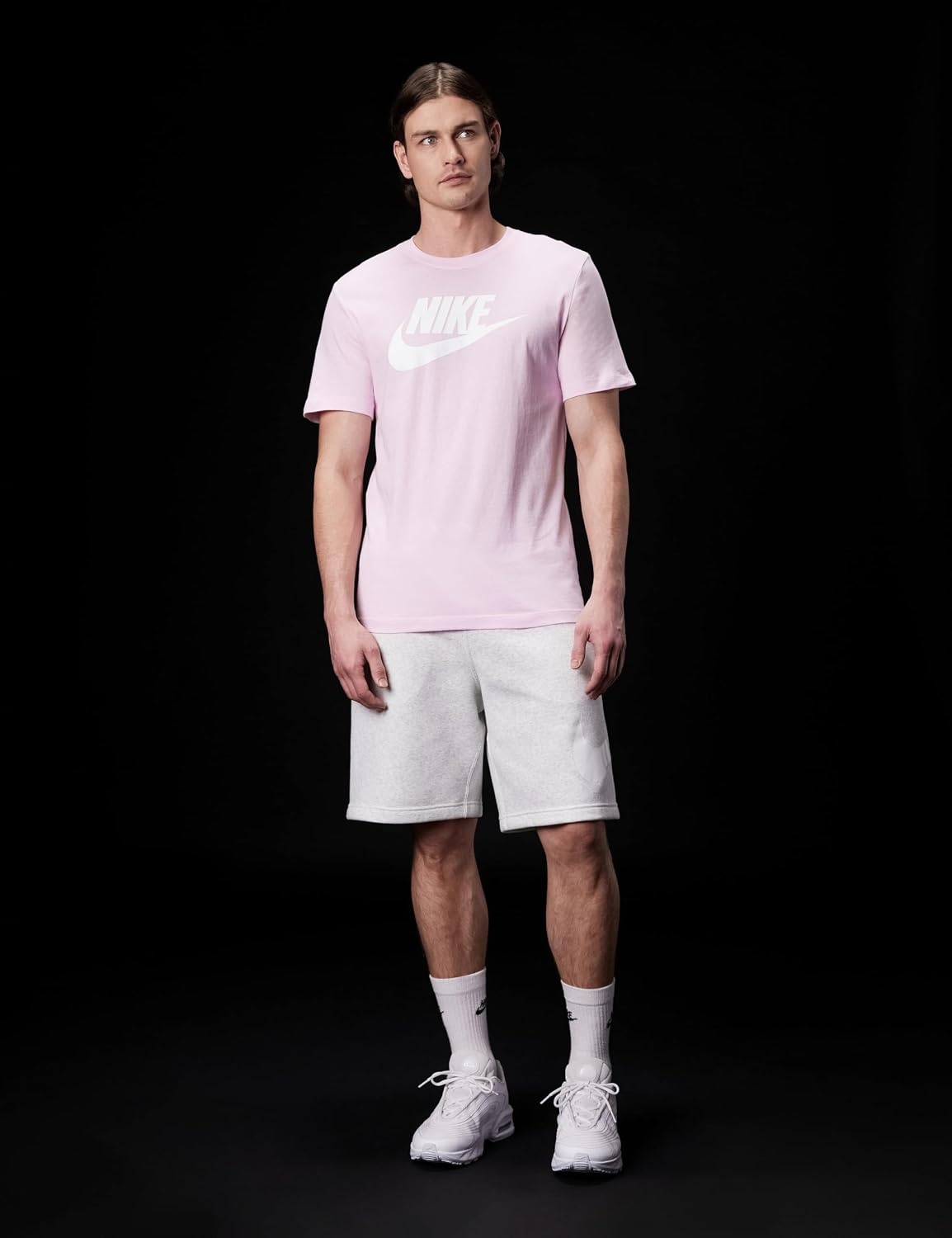 image:imageNike Mens Logo Sportswear TShirtPink Foam