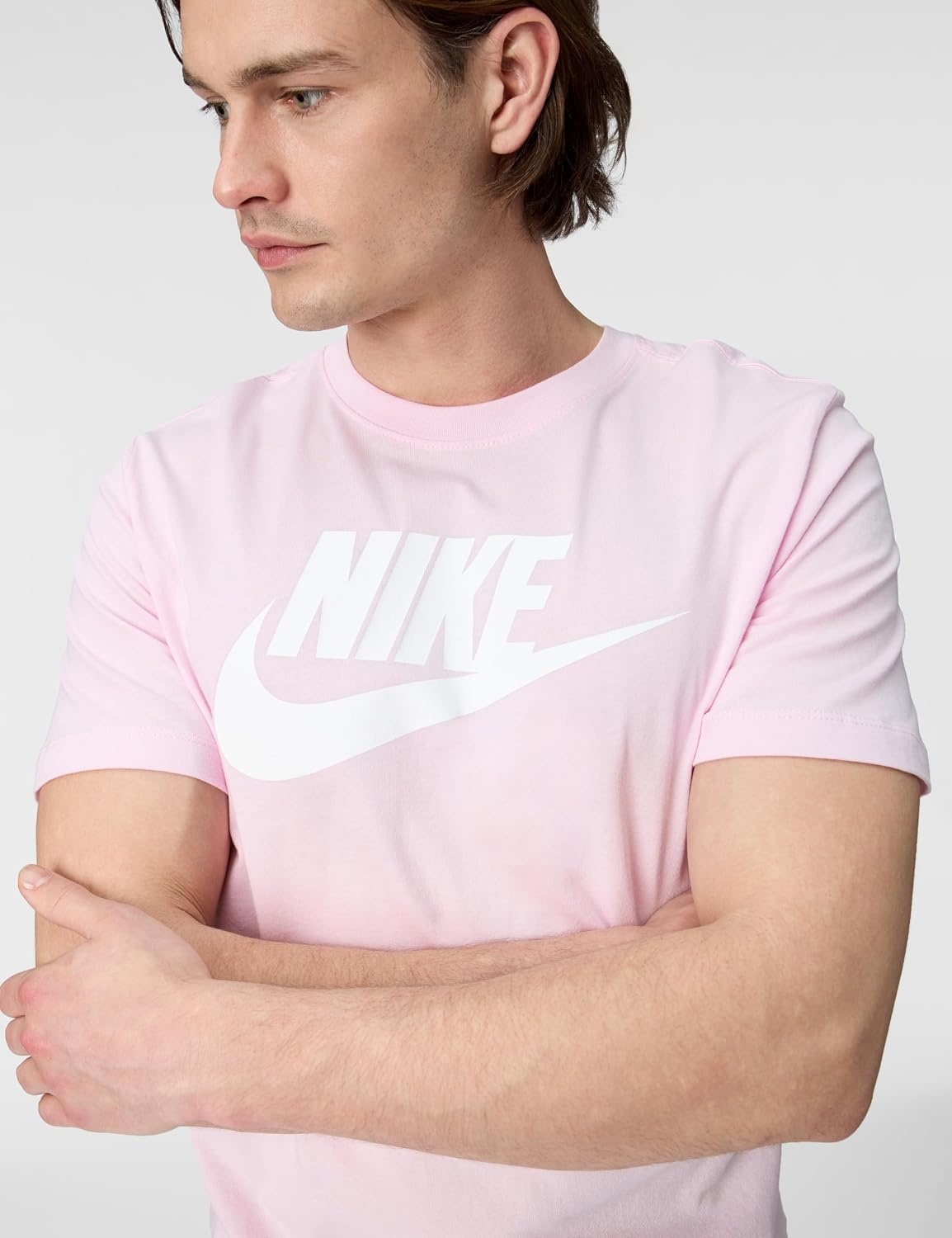 image:imageNike Mens Logo Sportswear TShirtPink Foam