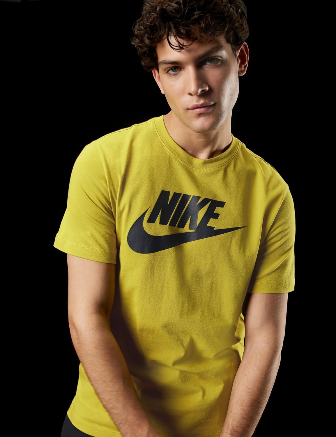 image:imageNike Mens Logo Sportswear TShirtSaffron Quartz