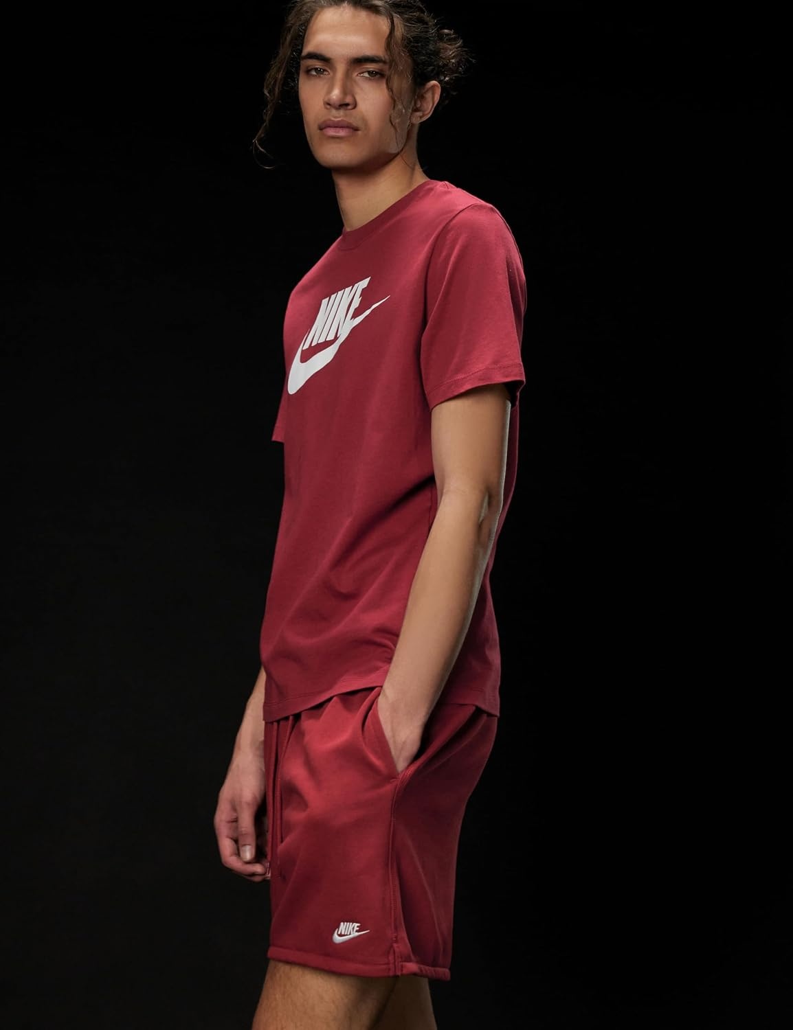 image:imageNike Mens Logo Sportswear TShirtTeam Crimson