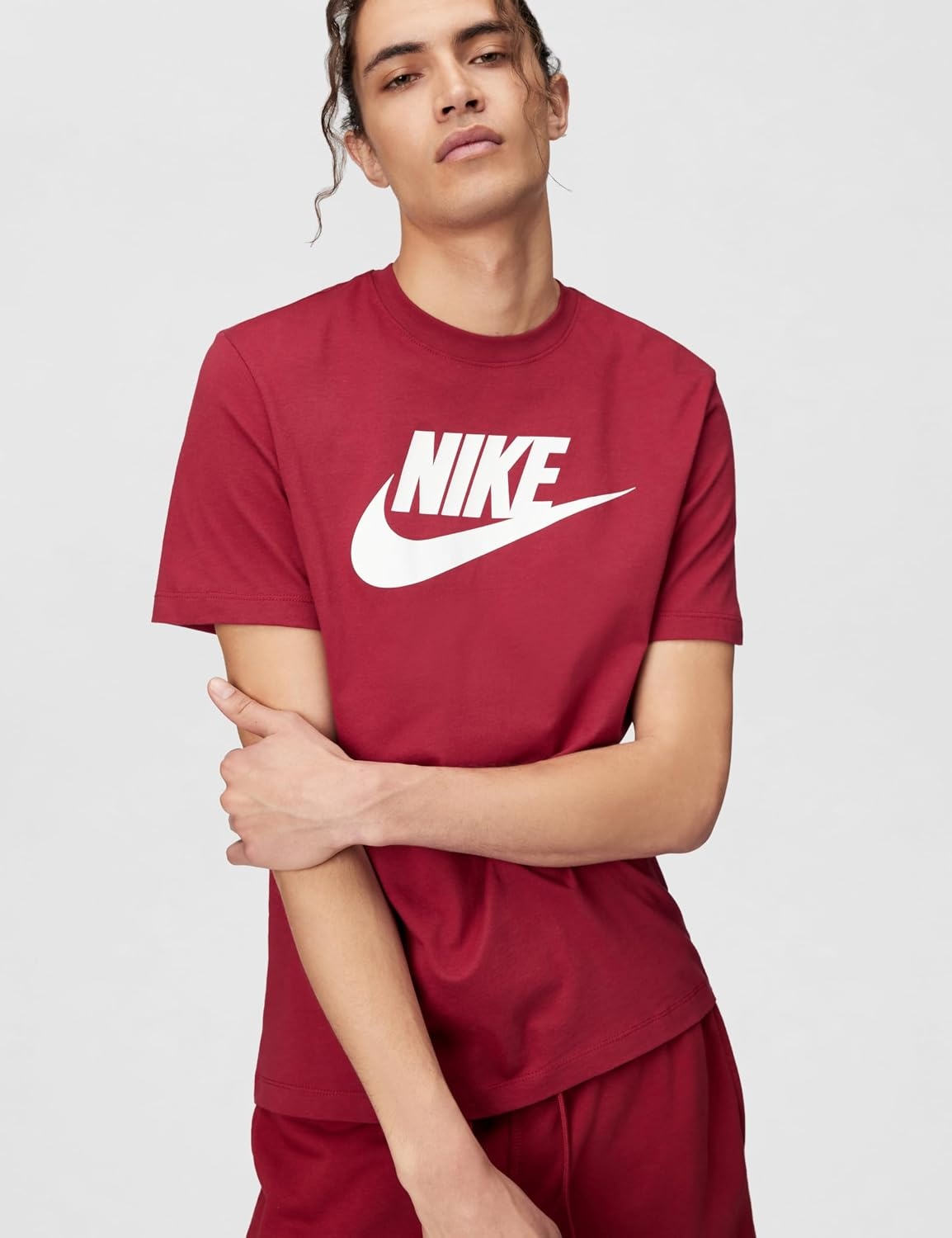 image:imageNike Mens Logo Sportswear TShirtTeam Crimson