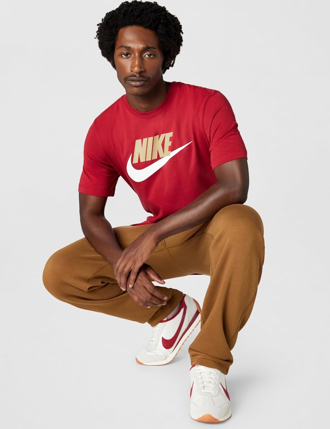 image:imageNike Mens Logo Sportswear TShirtTough Red