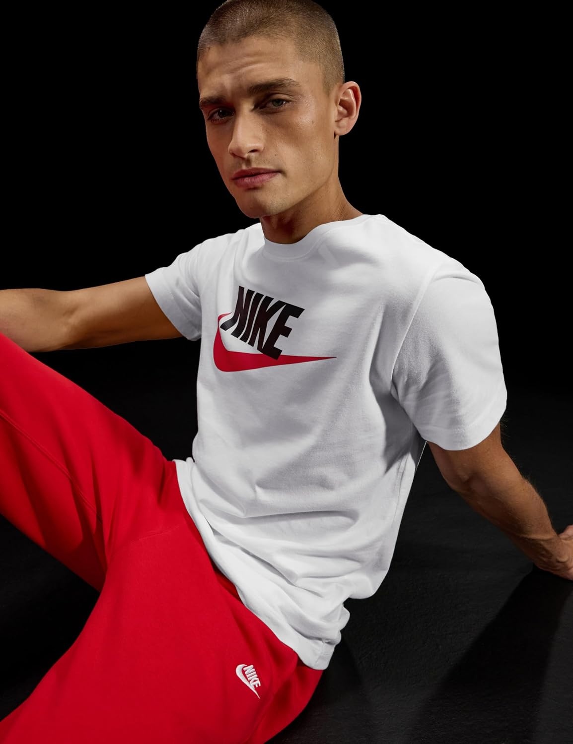 image:imageNike Mens Logo Sportswear TShirtUniversity Red