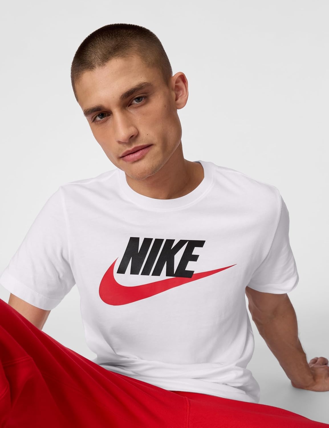 image:imageNike Mens Logo Sportswear TShirtUniversity Red