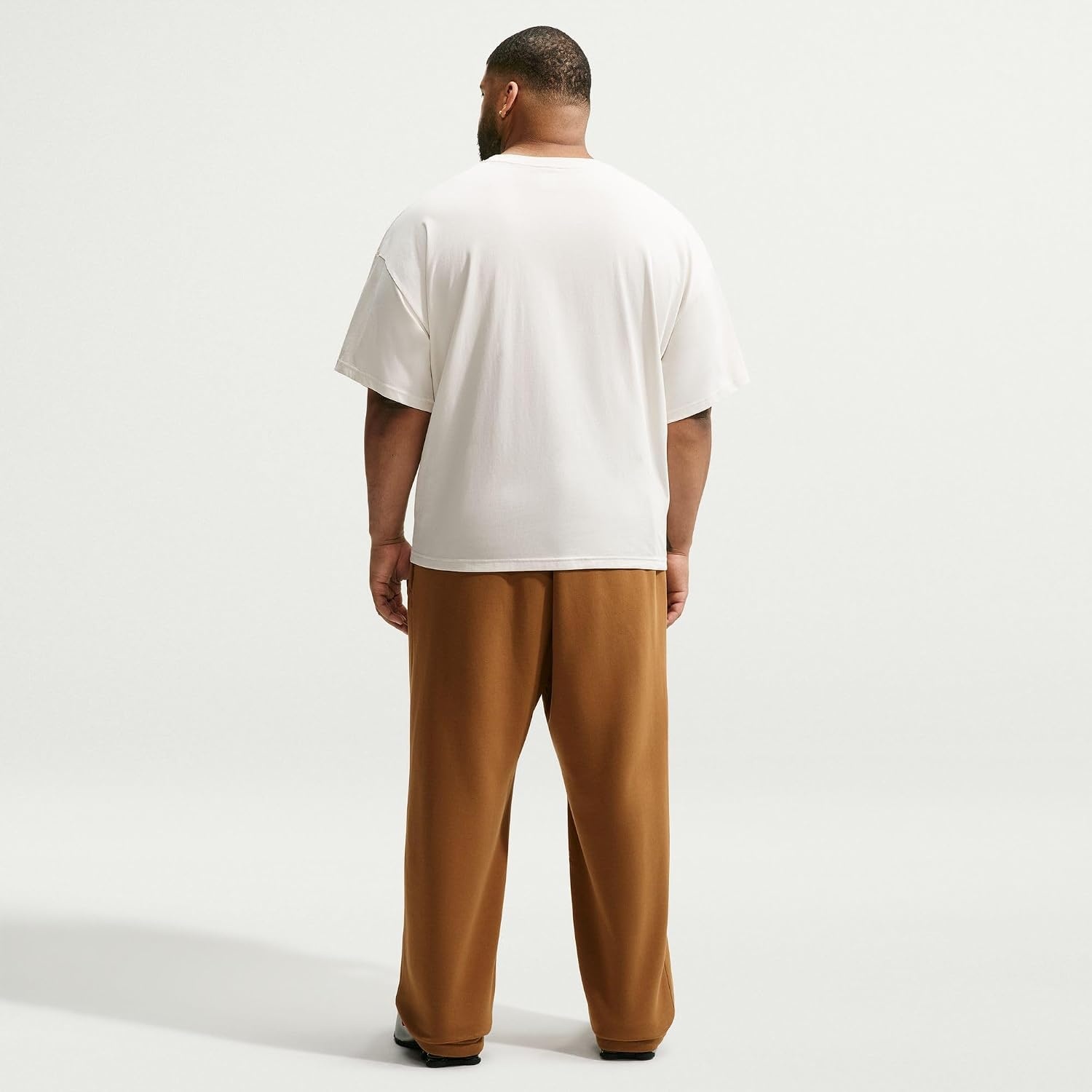 image:imageNike Mens Sportswear Club Fleece Bungee PantsAle BrownAle BrownWhite