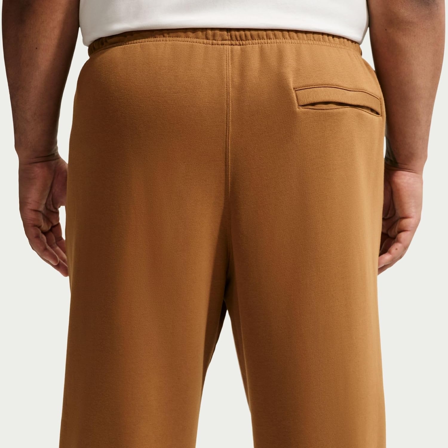 image:imageNike Mens Sportswear Club Fleece Bungee PantsAle BrownAle BrownWhite