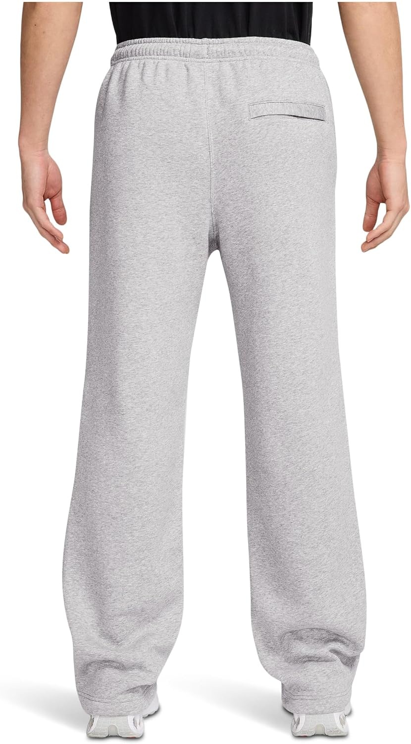 image:imageNike Mens Sportswear Club Fleece Bungee PantsBirch HeatherWhiteWhite