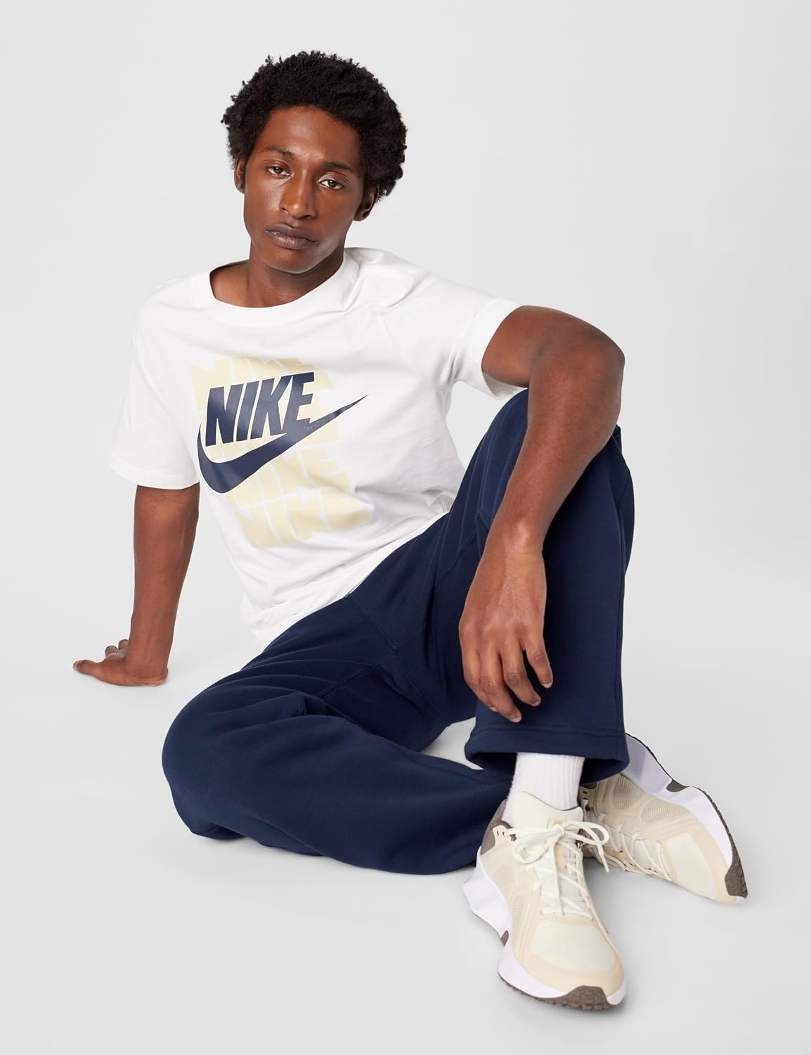 image:imageNike Mens Sportswear Club Fleece Bungee PantsObsidianObsidianWhite