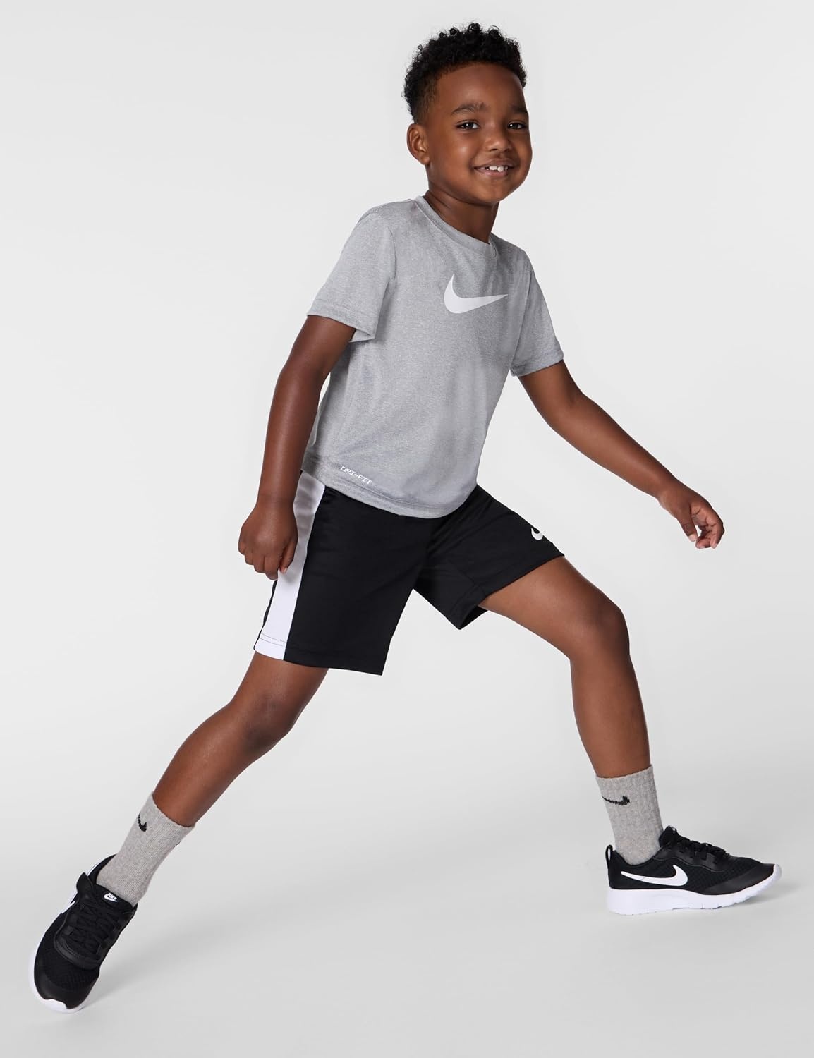 image:imageNike Unisex Kids Tanjun Easyon Shoes Boys Girls Toddlers amp Baby SneakersBlackWhiteWhite