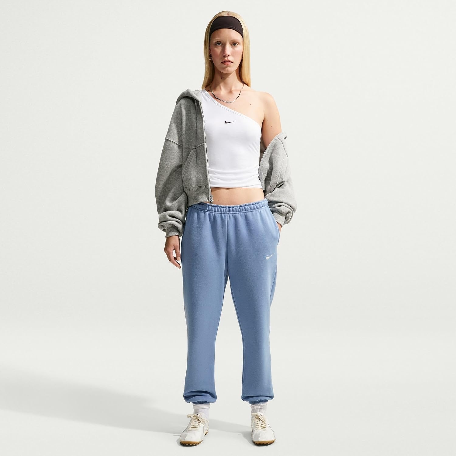 image:imageNike Womens Studio Fleece Standard JoggerWork BlueSail