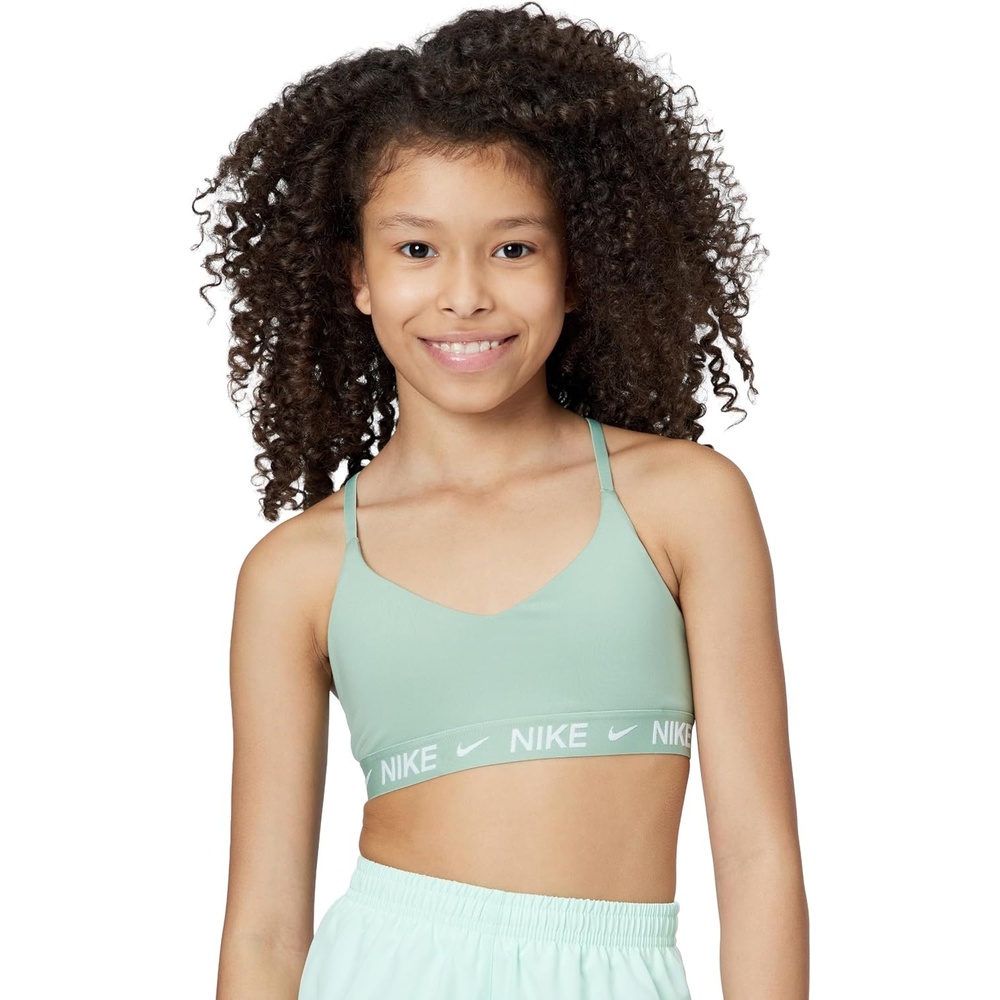 image:imageNike Girls Indy Sports BraSteamWhite