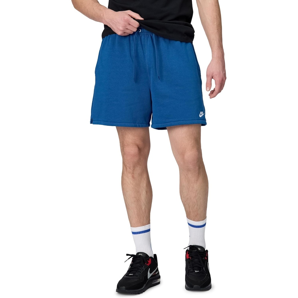 image:imageNike Mens Club French Terry Flow ShortsCourt BlueCourt BlueWhite