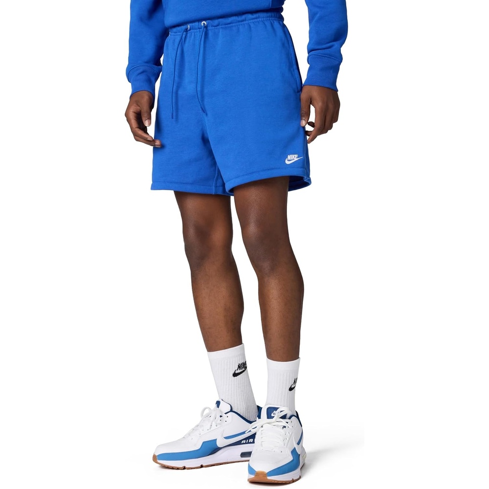 image:imageNike Mens Club French Terry Flow ShortsGame RoyalGame RoyalWhite