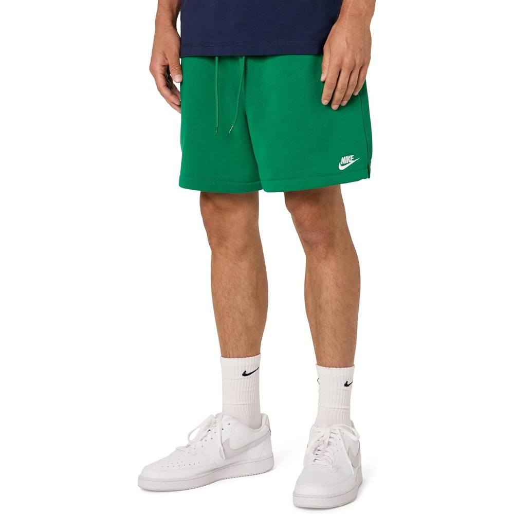 image:imageNike Mens Club French Terry Flow ShortsMalachiteMalachiteWhite