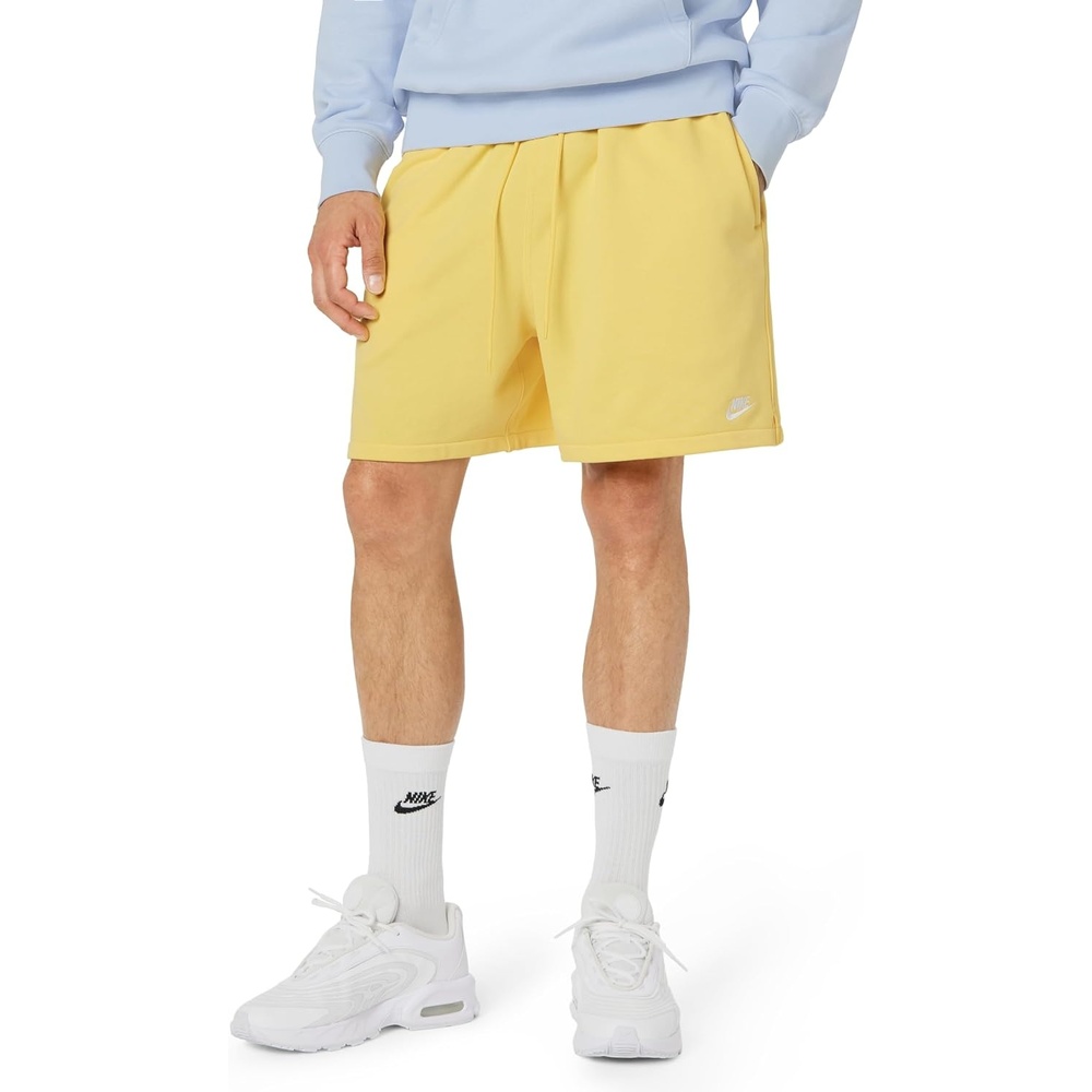 image:imageNike Mens Club French Terry Flow ShortsTopaz GoldTopaz GoldWhite